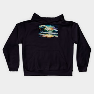 Impasto Beach Dreamscape Kids Hoodie